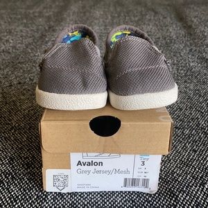 Toms Grey Jersey/Mesh Shoes